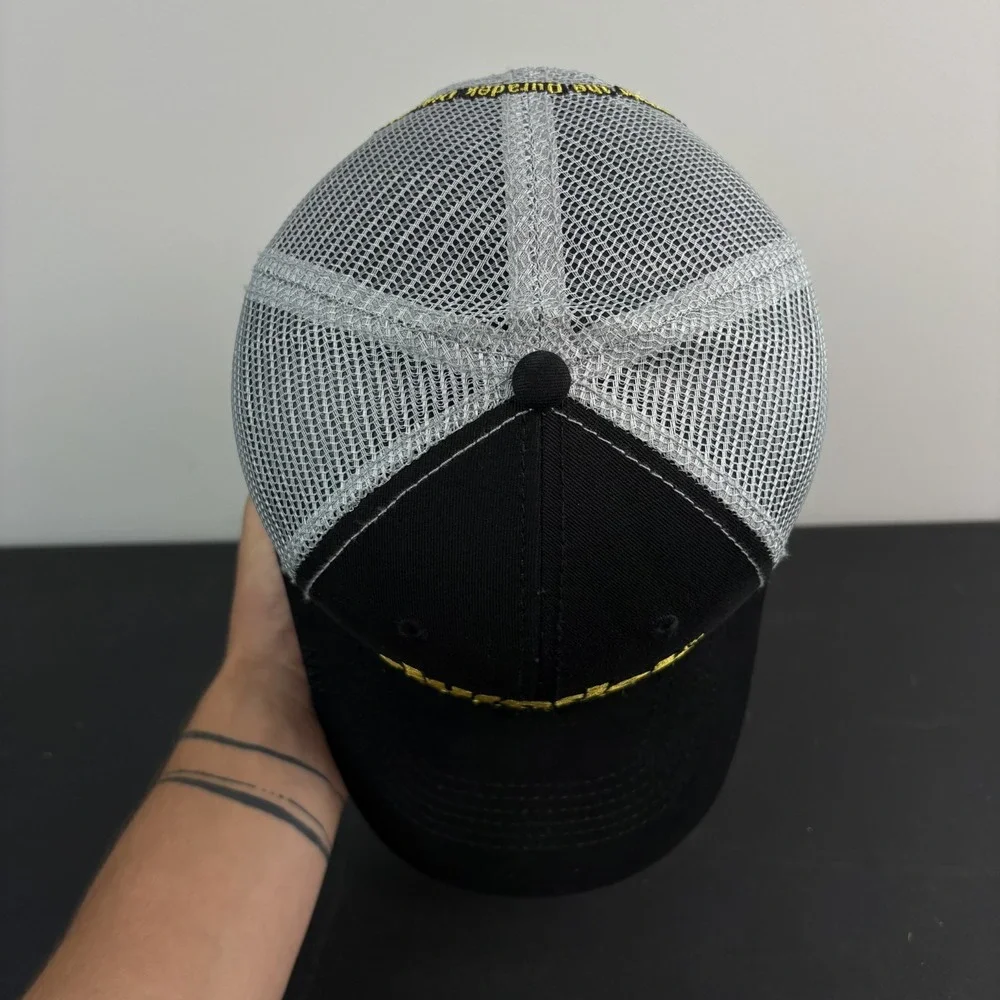 Duradek‎ Northwest Trucker Hat Black Grey Mesh Cap Workwear Snapback Adjustable